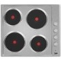 Refurbished Beko HIZE64101X 58cm 4 Zone Solid Plate Hob Stainless Steel