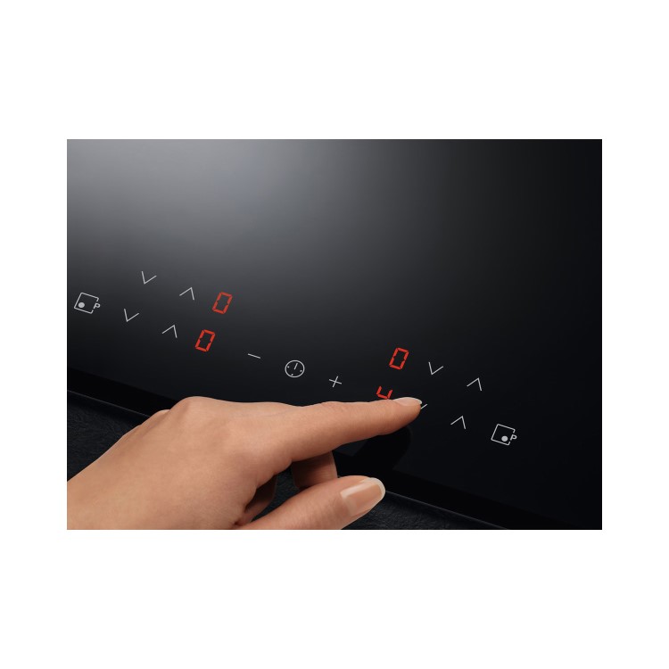 AEG 3000 Series 77cm 4 Zone Ceramic Hob with Stainless Steel Frame