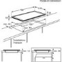 AEG 3000 Series 77cm 4 Zone Ceramic Hob with Stainless Steel Frame