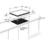 Refurbished AEG HK955070FB Touch Control 90cm 5 Zone Ceramic Electric Hob Black