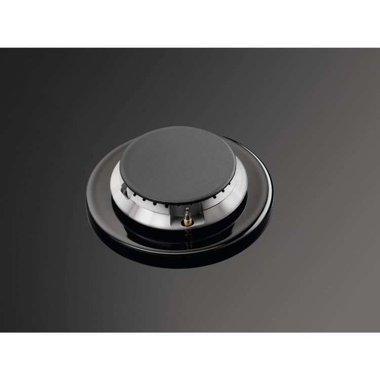 AEG 88cm Gas-on-glass Five Burner Gas Hob with Work Burner - Black