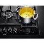AEG 88cm Gas-on-glass Five Burner Gas Hob with Work Burner - Black