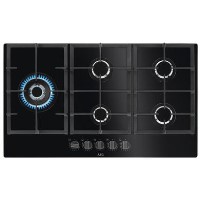 Refurbished AEG HKB95820NB 6000 Series 86cm 5 Burners Gas Hob - Black