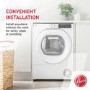 Refurbished Hoover H-Dry 300 HLEC10TCEB-80 Freestanding Condenser 10KG Tumble Dryer Black