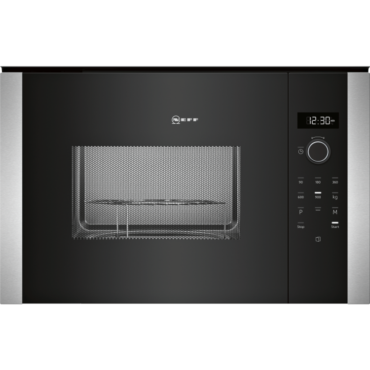 Refurbished Neff N50 HLAGD53N0B Built In 25L 900W Microwave with Grill Stainless Steel