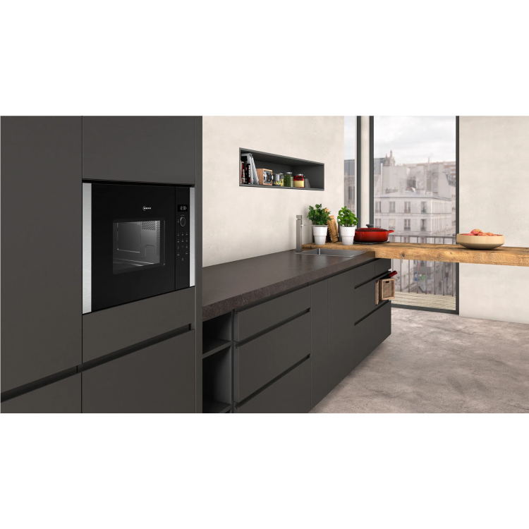 Neff N50 Built-In 800W Microwave - Stainless Steel