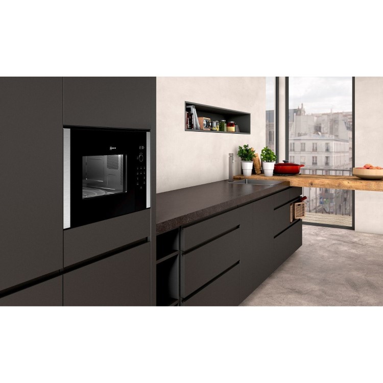 Neff N50 Built-In 900W Microwave - Stainless Steel