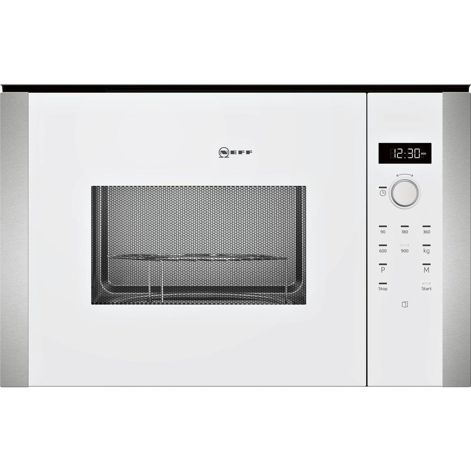 Neff Hlawd53w0b N50 900w 25l Compact Height Built In Microwave