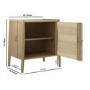 Oak Bedside Table with Single Door - Halle