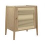 Oak Bedside Table with Single Door - Halle