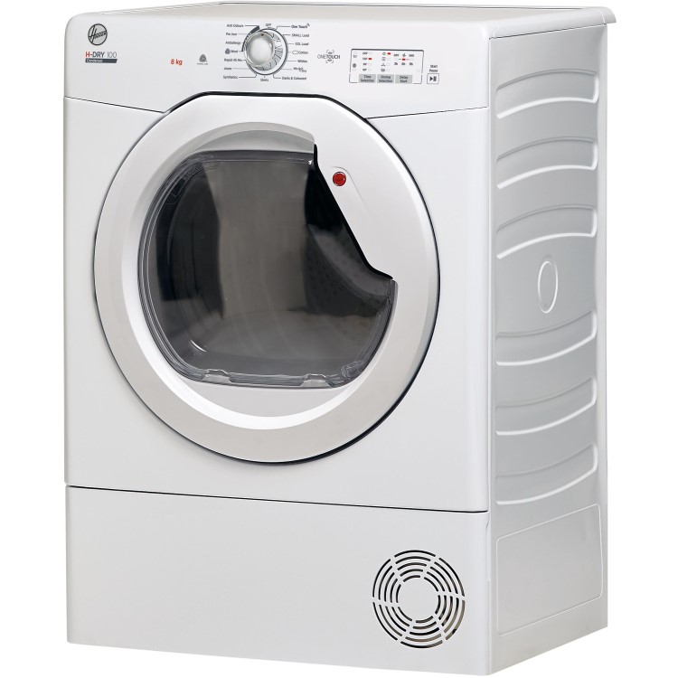 Refurbished Hoover H-DRY 100 HLEC8LG-80 Freestanding Condenser 8KG Tumble Dryer White
