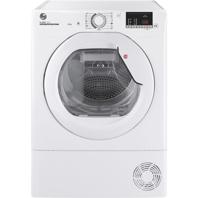 Hoover H-Dry 300 8kg Freestanding Heat Pump Tumble Dryer- White