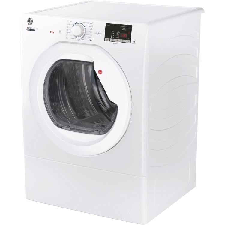 Refurbished Hoover H-Dry 300 HLEV9DG-80 Freestanding Vented 9KG Tumble Dryer White
