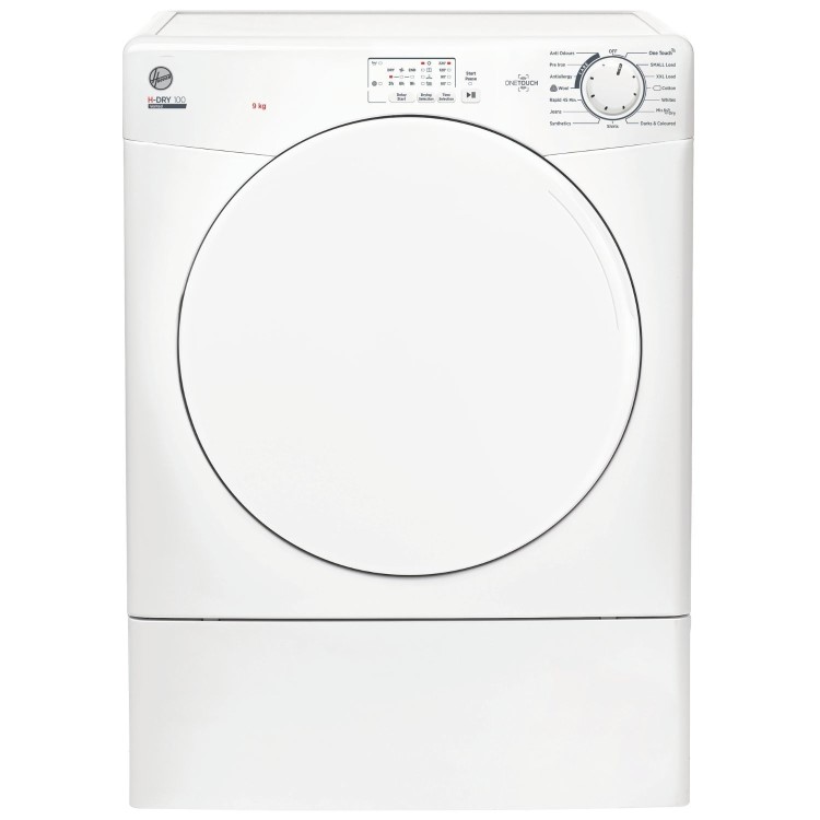 Refurbished Hoover HLEV9LF-80 Freestanding Vented 9KG Tumble Dryer White