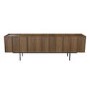 Wide Walnut TV Stand with Storage - TV's up to 70" - Helmer