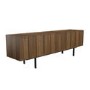 Wide Walnut TV Stand with Storage - TV's up to 70" - Helmer