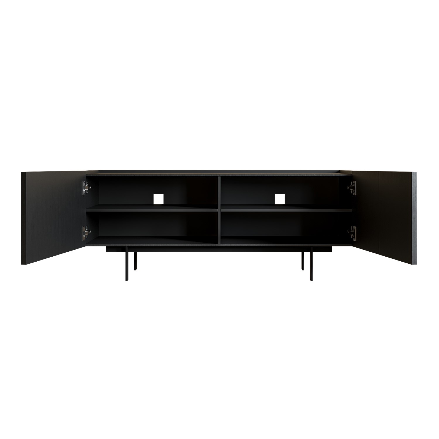 Small black media on sale cabinet