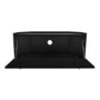 Black Corner TV Stand with Storage - Helmer