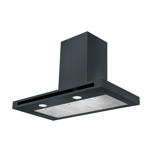 Rangemaster HLTHDS90SL Hi-Lite Slimline 90cm Chimney Cooker Hood - Slate Grey