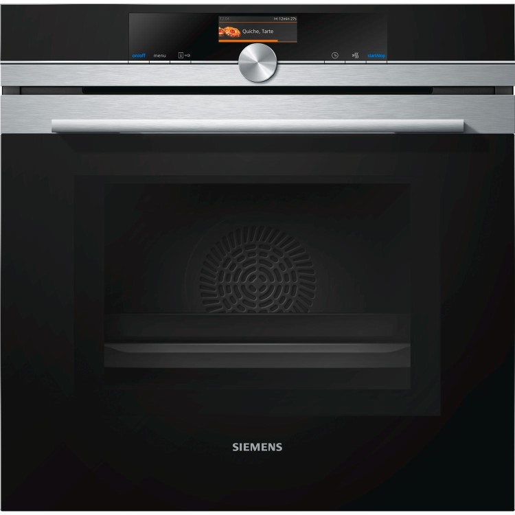 Siemens HM676G0S6B iQ700 Built-In Combination Microwave Oven - Stainless Steel