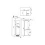 HOTPOINT HM7030ECAA03 70-30 Sliding Rail Integrated Fridge Freezer