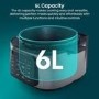 Hisense HMC6SBUK 6L Multicooker - Stainless Steel & Black