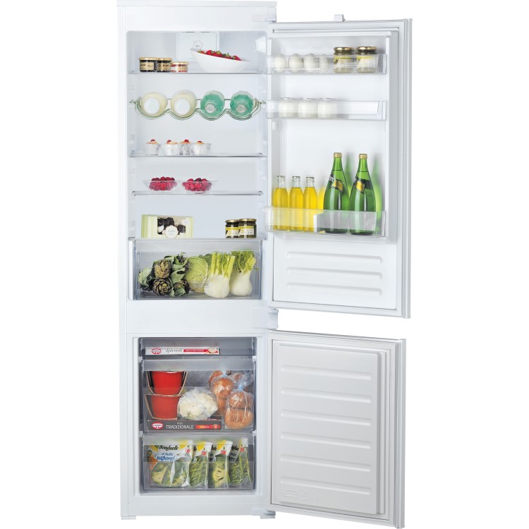 Refurbished Hotpoint HMCB70302 Integrated 273 Litre 70/30 Low Frost Fridge Freezer White