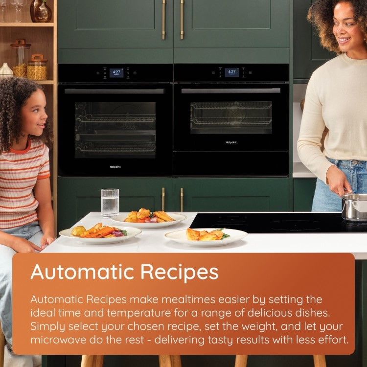 Hotpoint Class 4 Built-In Microwave & Grill - Black