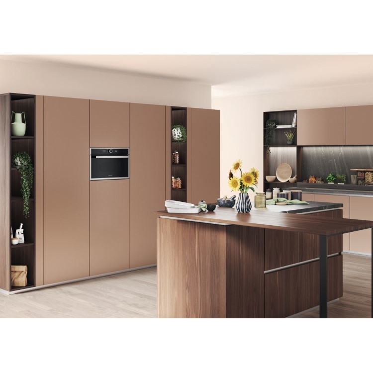 Hotpoint Class 4 Built-In Microwave & Grill - Stainless Steel