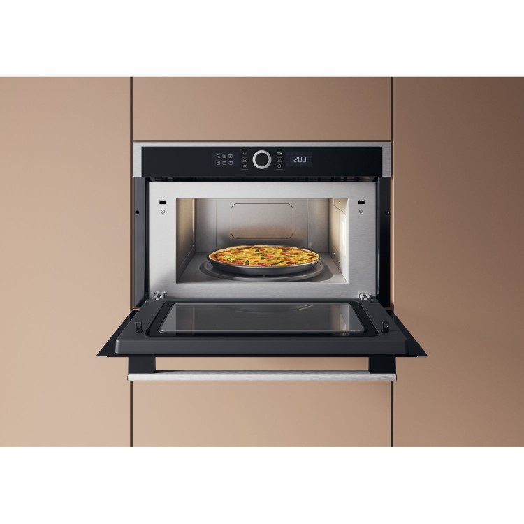 Hotpoint Class 4 Built-In Microwave & Grill - Stainless Steel