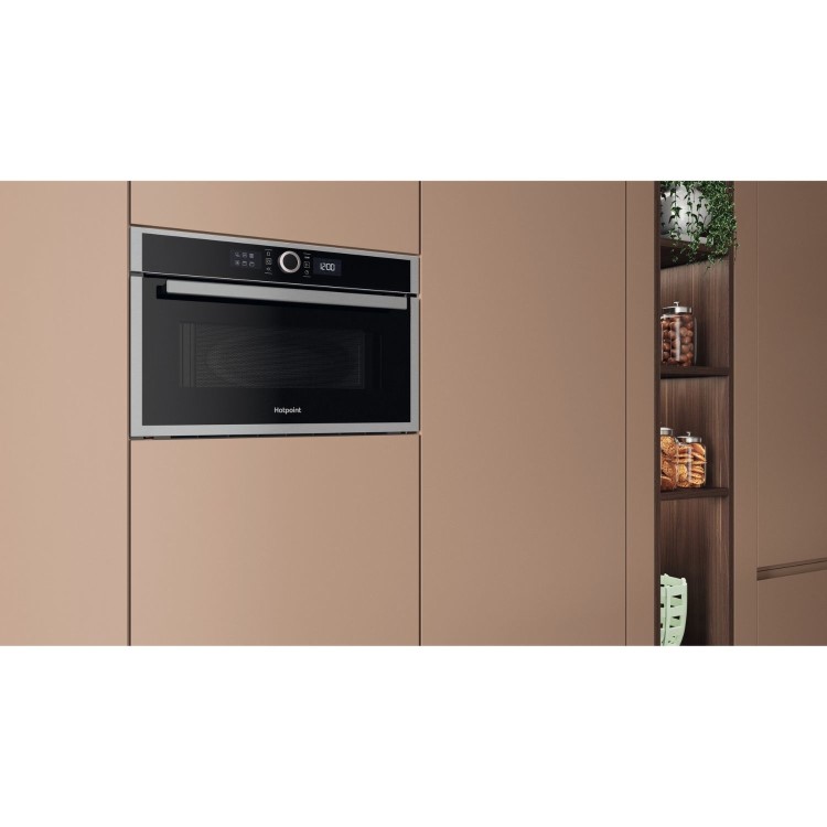 Hotpoint Class 4 Built-In Microwave & Grill - Stainless Steel