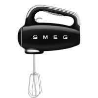 Smeg Hand Mixer 50’s Style Black Electric Hand Mixer with Accessories - HMF01BLUK