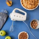 HMF01CRUK Smeg Hand Mixer 50’s Style Cream Electric Hand Mixer with Accessories - HMF01CRUK