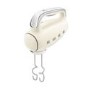 Smeg Hand Mixer 50’s Style Cream Electric Hand Mixer with Accessories - HMF01CRUK