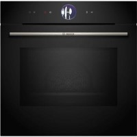 Bosch Series 8 Electric Single Oven With Microwave Function - Black