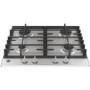 Hoover HMK6GRK3X 60cm 4 Burner Gas Hob - Stainless Steel