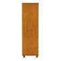 Pine 2 Door Double Wardrobe with Drawers - Hamilton