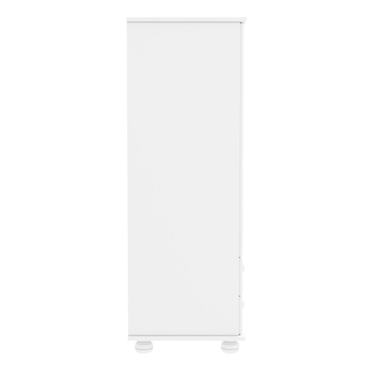 Hamilton 2 Door 2 Drawer Combi Short Wardrobe in White