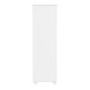 White Painted Pine 2 Door Double Wardrobe with Drawers - Hamilton