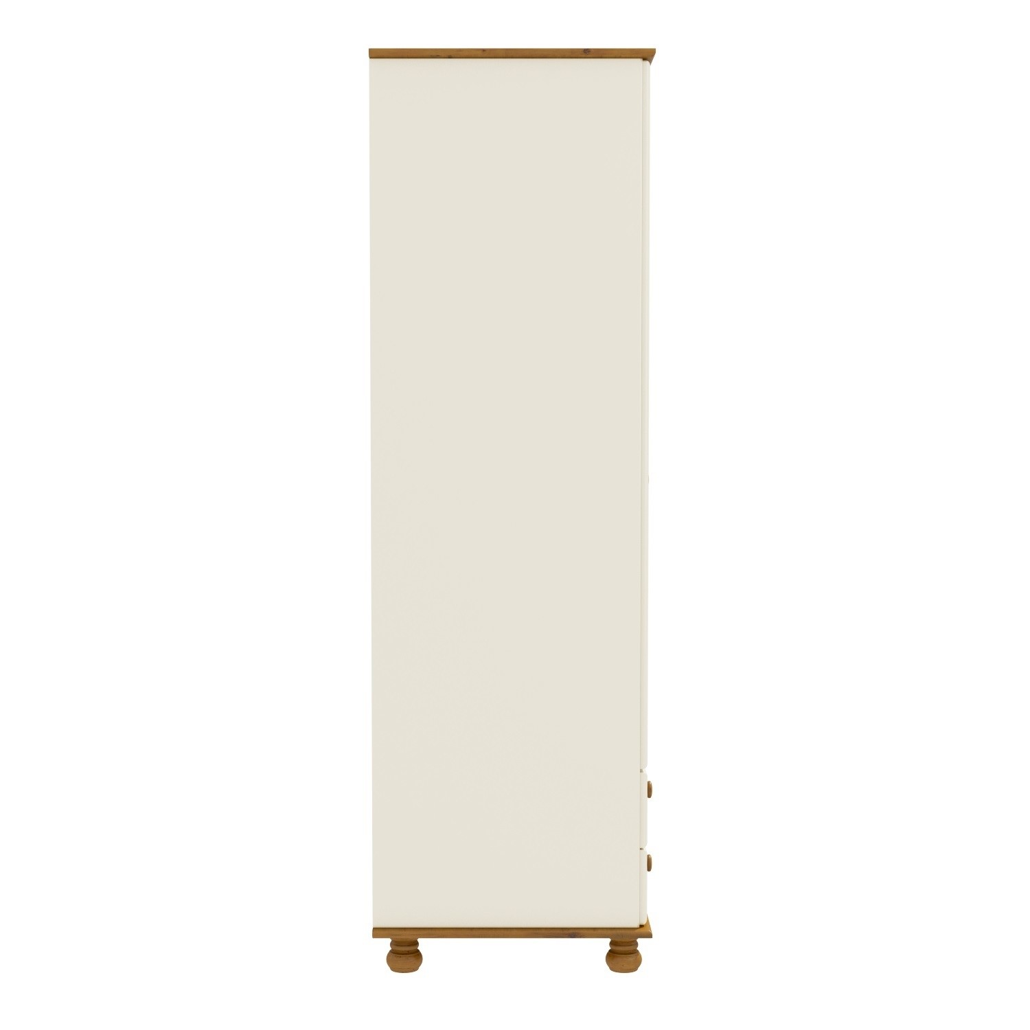 Hamilton 2 Door 2 Drawer Wardrobe In Cream And Pine Buy It Direct