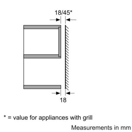 Bosch HMT75M551B Series 2 Built In 800W Microwave Stainless Steel