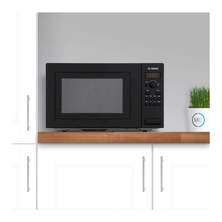 Bosch Serie 2 25L Digital Microwave - Black