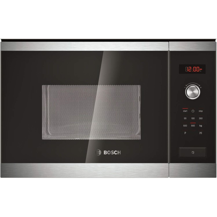GRADE A1 - Bosch HMT84M654B Stainless Steel Built-in Standard Microwave
