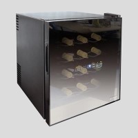 Refurbished Husky HN5 Freestanding 16 Bottle Single Zone Counter Top Wine Cooler Black