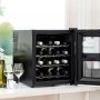 Refurbished Husky HN5 Freestanding 16 Bottle Single Zone Counter Top Wine Cooler Black