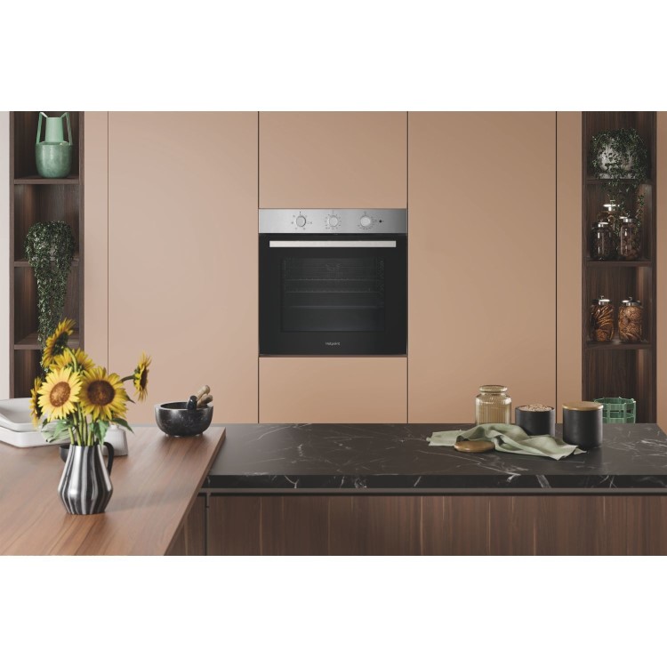 Hotpoint Class 2 HO235HXUK Electric Fan Assisted Single Oven - Stainless