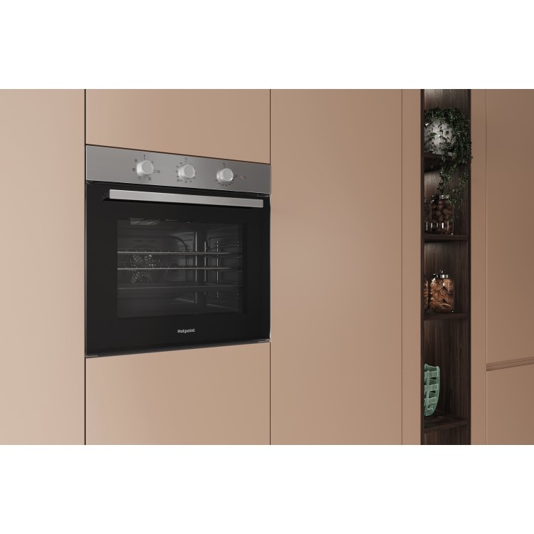 Hotpoint Class 2 HO235HXUK Electric Fan Assisted Single Oven - Stainless Steel