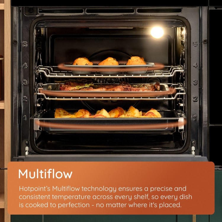 Hotpoint Class 2 HO255HXUK Electric Fan Assisted Single Oven - Stainless