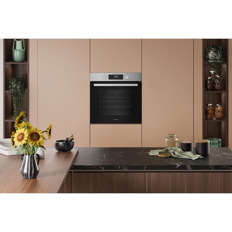 Hotpoint Class 2 HO255HXUK Electric Fan Assisted Single Oven - Stainless