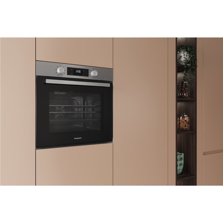 Hotpoint Class 2 HO255HXUK Electric Fan Assisted Single Oven - Stainless
